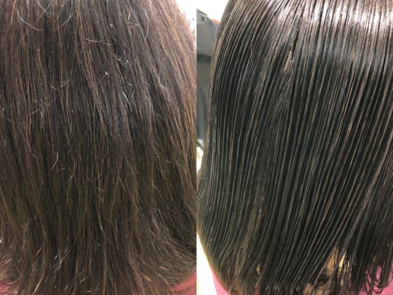 髪質改善ストレート