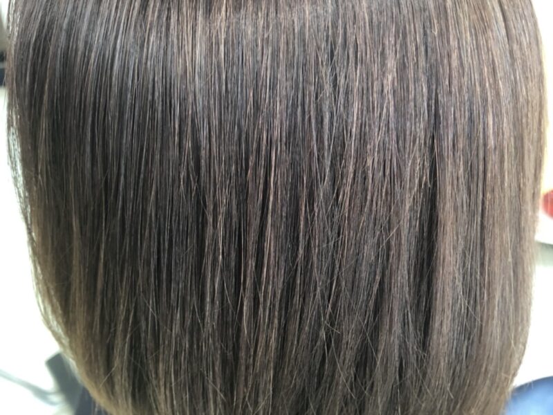 エイジング毛を扱いやすいストレートに🎵🎵