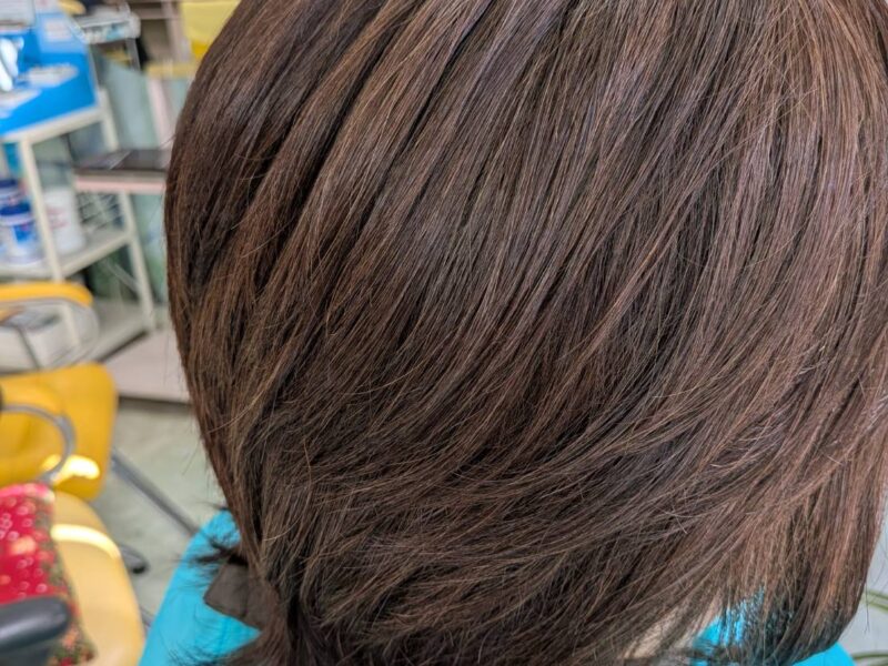 本日のリセッターカット＆カラーリング