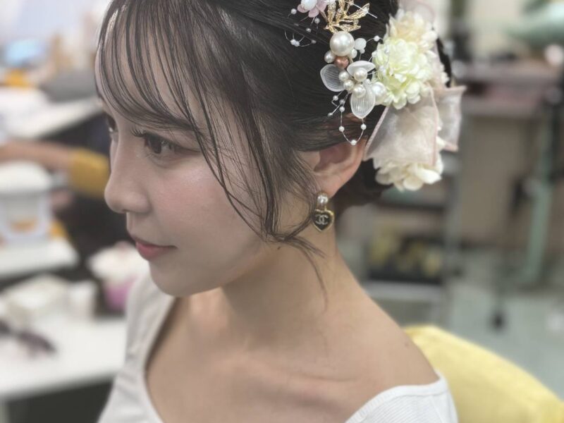 本日の成人前撮りご来店！