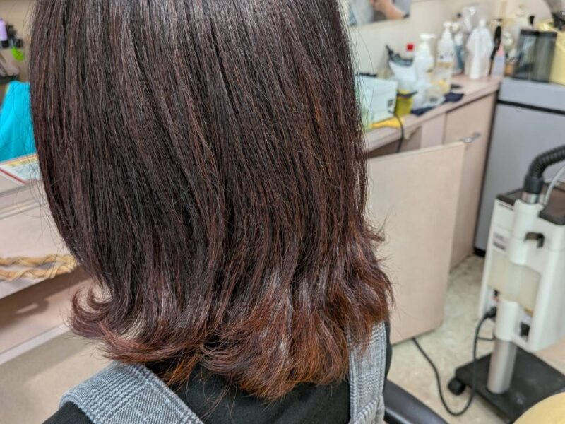 本日のリセッターカット＆カラー