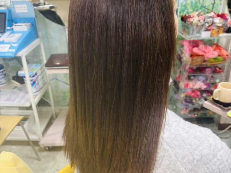 髪質改善ストレート