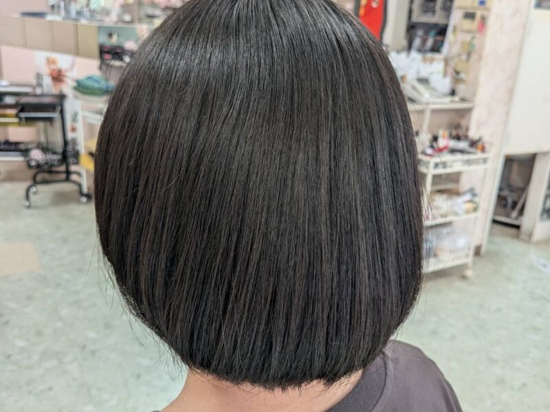 本日のリセッター＆ストレートパーマ