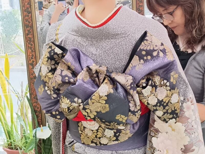 留学生、成人振袖体験